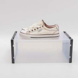 กล่องเก็บรองเท้าแบบซ้อนได้ PP ปรับแต่งได้ - ราคาโรงงานเพื่อตู้เสื้อผ้าที่เรียบร้อย - Product Image 5