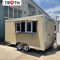 Camion de restauration mobile Truth avec équipement de cuisine complet, camion de pizza, café et crème glacée avec cuisine complète