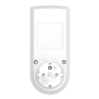 Wattsave Factory Direct EU Plug 230V 16A Interrupteur horaire numérique hebdomadaire pour intérieur, prise économiseur d'énergie IP22, garantie 12 mois, CE