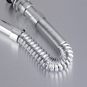 A buon mercato in plastica Pop-Up lavabo di scarico flessibile lavello cromato tubo di scarico con fili in acciaio inox - Product Image 5