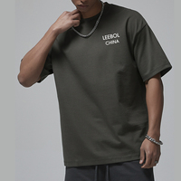 T-shirt de luxe de haute qualité 100% coton lourd 270 g/m² T-shirt surdimensionné T-shirt personnalisé avec logo T-shirt épais