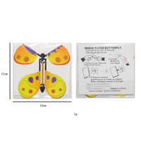Carte volant papillon magique pour enfants, jouet, accessoire, pour tours de magie en plein air, Diy, vente en gros,