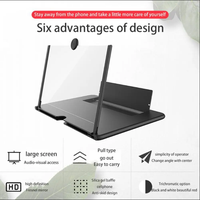 Support de Téléphone Portable Réglable, Loupe d'Écran 10 Pouces Vidéo 3D HD, Projecteur Amplificateur d'Écran, Vente Chaude