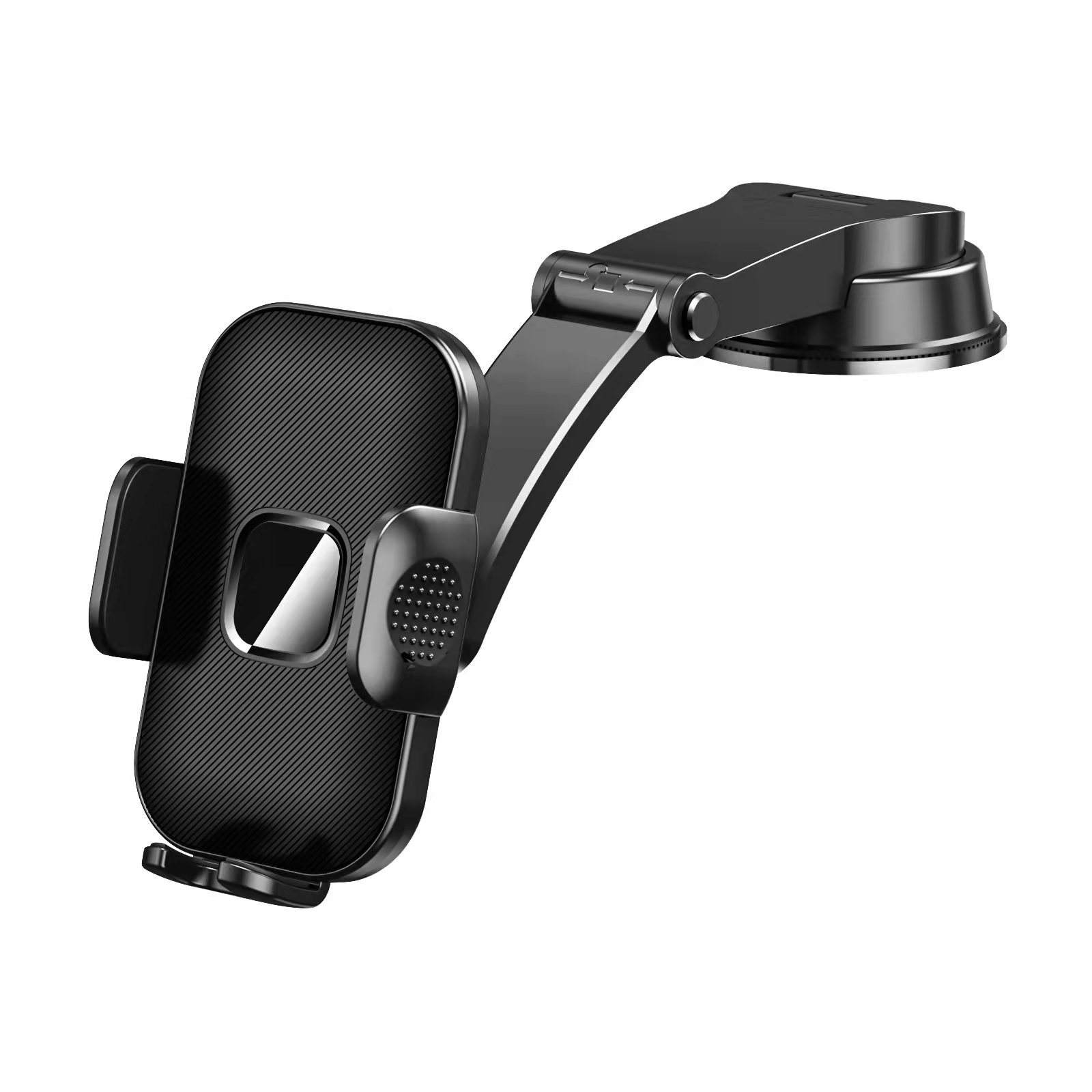 ที่ยึดถ้วยดูดแบบหมุนได้สีดำ