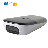 Lector de Códigos de Barras 2D CMOS, Mini Escáner de Códigos QR Inalámbrico Portátil de Bolsillo 2.4g BT, para Uso en Supermercados y Almacenes, Interfaz Tipo-C