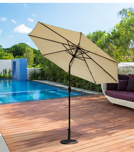 Varias mesas <span class=keywords><strong>y</strong></span> <span class=keywords><strong>sillas</strong></span> de buena calidad <span class=keywords><strong>con</strong></span> <span class=keywords><strong>parasol</strong></span>, columna media curva, paraguas - Product Image 5