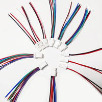 Kawat Terminal kustom pengganti untuk JST TE MOLEX 0.8 1.0 1.25 1.5 2.0 2.54mm Pitch 1/2/3/4/5/6/7/8/40pin kabel Jumper