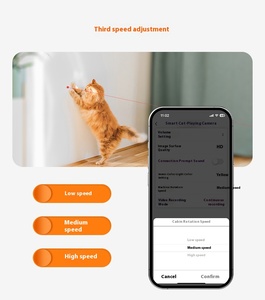 Cámara para Mascotas con Control Remoto por WiFi y Aplicación, Visión Nocturna, Detección de Movimiento, Alertas, Discos Voladores Ecológicos, Animación Interactiva - Product Image 5
