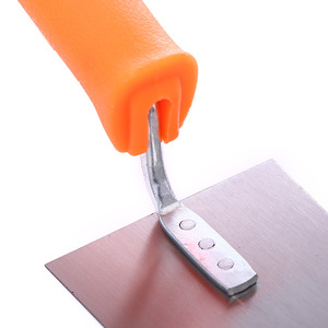Truelle de maçon ergonomique suspendue en acier inoxydable anti-rouille avec poignée souple pour le travail de la maçonnerie et des briques - Product Image 4