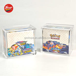 Boîte de présentation de boîte de <span class=keywords><strong>carte</strong></span> à collectionner Pokemon acrylique résistant aux UV haut de gamme pour jouer à la <span class=keywords><strong>carte</strong></span> - Product Image 1