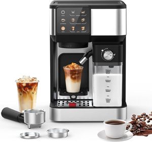 เครื่องทำกาแฟลาเต้เอสเพรสโซ่แบบอิตาลีสำหรับใช้ในบ้าน - Product Image 1