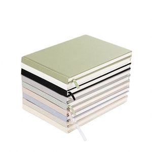 Customized A4 Linen Notebook Journal Hardcover Organizer Guestbook Vows <b>Book</b> Leather Cover Sewing Binding Gift Use - Product Image 1