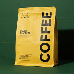 Bolsa personalizada 250g 500g 1lb 8oz 12oz 16oz <span class=keywords><strong>Bolsas</strong></span> de granos de café con fuelle lateral inferior de bloque con lata y válvula <span class=keywords><strong>Bolsas</strong></span> de café al por mayor - Product Image 3