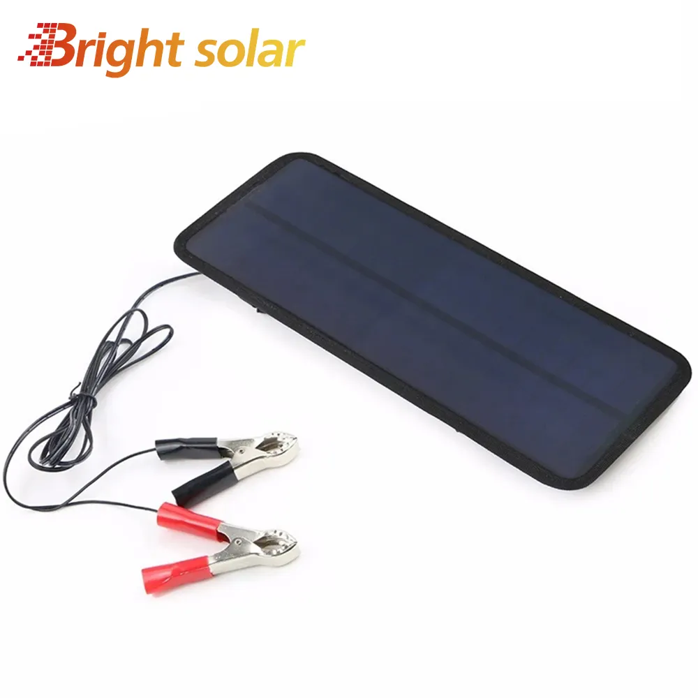 車のバッテリー充電器12v 18v 5ワットPortable Solar Car Boat Power Panel Battery Charger