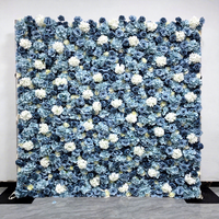 Mur de fleurs artificielles colorées 8x8 pieds pour mariages, fêtes, propositions, décorations festives, Noël et la rentrée scolaire – Fabricants chinois