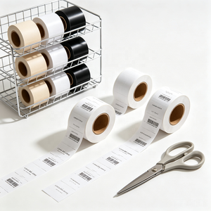 Étiquettes adhésives personnalisées en feuille A4, impression numérique, marquage de produits, autocollants ronds imperméables, papier kraft résistant - Product Image 1