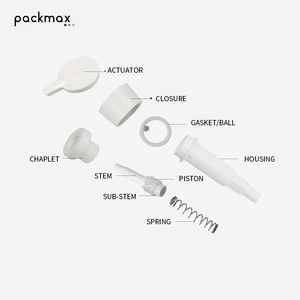 Built-in thread tilt-head 33-tooth lotion <b>pump</b>, PP plastic push <b>pump</b> for conditioner, shampoo, and body wash - Product Image 4