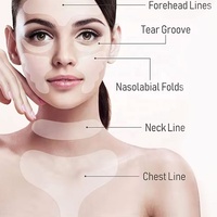 Vente chaude femmes Silicone Anti-rides réutilisable patchs pour les yeux accessoire intime respectueux de la peau réduire les rides fines froncement de sourcils