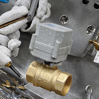Vanne de régulation proportionnelle en laiton de 1 pouce 4-20mA 0-10V 0-5V DN25 pour gestion électrique de l'eau, normale, garantie 1 an