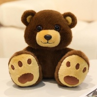 Peluche géante en forme d'animal, chat noir et blanc mignon, koala, renard, raton laveur, jouet doux, poupée de réconfort, décoration d'intérieur, cadeau de fêtes