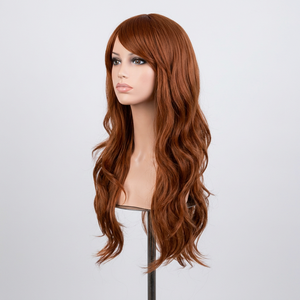 Peluca de Cosplay ondulada rizada completa de 70cm de largo, disfraz de moda, peluca de fiesta de Anime para mujer, sintética suave resistente al calor - Product Image 1