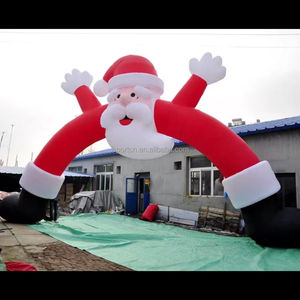 Arche gonflable géante de Noël, arche de Père Noël/arbre de Noël, portique gonflable enneigé pour la promotion des centres commerciaux/l'<span class=keywords><strong>ouverture</strong></span> de magasins/l'activation des points de vente - Product Image 5