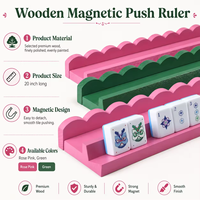 Jeu de Mahjong Américain Forêt Tropicale avec Tuiles Premium et Tapis Éléphant – Prêt à Expédier – Stock en Gros – Jeu de Luxe