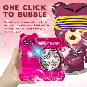 Toys <span class=keywords><strong>World</strong></span> 2024 Summer <span class=keywords><strong>Bubble</strong></span> Camera Máquina de burbujas de jabón Juguetes ligeros automáticos Música al aire libre Pink <span class=keywords><strong>Bubble</strong></span> Camera - Product Image 4