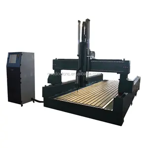 Eps máquina de moldeo de planes 3d 5 eje cnc router de madera para estatuas