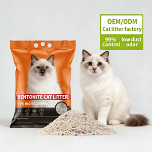 Kattenbakvulling Bentonite Pellets Stofvrij Gekruist Biologisch afbreekbaar Klei Kattenbakvulling Bulkverpakking Schone Kattenbakvulling - Product Image 3