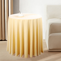 Nappe en velours épais de luxe nappe en velours de couleur unie nappes rondes personnalisées vertes