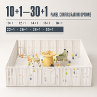 Parc de jeu pour bébé en promotion, clôture de sécurité intérieure pliable pour tout-petits, grande aire de jeux avec portillon verrouillable, certifié CE, en plastique, modèle Zhejiang 0821