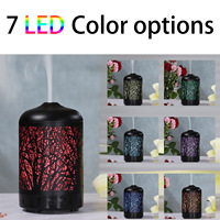 Humidifier USB 80 ml Creative Silent Lighting Ultrasonic Foggy Type Iron Diffuser untuk Meja Rumah