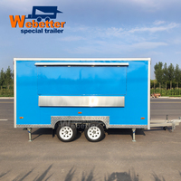Webetter Carritos Foodtruck Remorque de restauration mobile entièrement équipée, camion de restauration rapide personnalisé pour café, hot-dogs, pizzas, avec cuisine complète