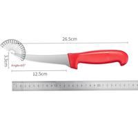 Couteau à désosser en acier inoxydable 3Cr13, couteau de chef avec manche en plastique, hachoir à viande, couteau à désosser durable de style industriel, outils de cuisine