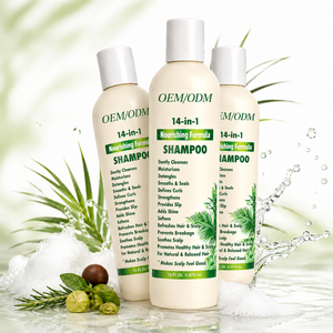 Wholesale 14 in 1 Nourishing Formula <b>Shampoo</b> for Natural and Relaxed Hair Deep <b>Moisturizing</b> Detangling Cleanser 474ml - Product Image 1