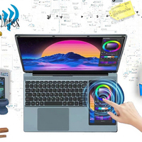 Intel Celeron 15.6 pouces double écran rétro-éclairé clavier ordinateur portable 7 pouces écran 512GB SSD DDR4 pour usage personnel à domicile vidéo idée cadeau