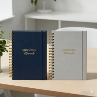 Carnet à spirale personnalisé avec couverture en papier, 70 feuilles, pour l'école, le journal, cadeau promotionnel d'entreprise, vente en gros