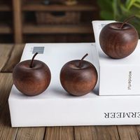 Diffuseur d'huiles essentielles artisanal en verre en forme de pomme de Noël, écologique, ornements artisanaux, capacité de 10 ml