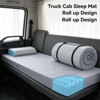 Colchón enrollable antideslizante, impermeable, totalmente lavable y con disipación de calor para cama de camión, caravana, camping portátil, ODM personalizado.