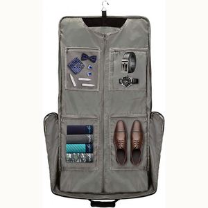 Muestra gratuita al por mayor: Bolsa plegable de mano con correa para el hombro, bolsa para trajes de hombre, maleta colgante para trajes, bolsa para disfraces. - Product Image 1