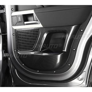 Para Land Rover Defender 2020-2025: Protectores de Umbral de Puerta con Aspecto de Carbono, Cubiertas Completas para Altavoces de Audio, Modificaciones - Product Image 4