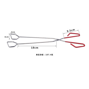 Stainless Steel BBQ Tongs 15 Inch Heat Resistant Multipurpose Outdoor Cooking Tools - Product Image 4