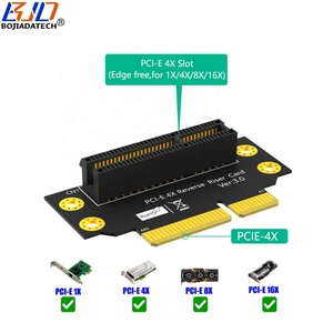 Factory Reverse <span class=keywords><strong>PCI</strong></span> Express <span class=keywords><strong>PCI</strong></span>-E 3,0 4X Slot a X4 Adapter Riser <span class=keywords><strong>Card</strong></span> para 2U Server Case-Dirección de instalación hacia la <span class=keywords><strong>CPU</strong></span> - Product Image 4