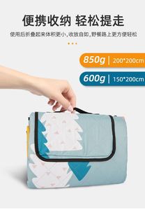 Manta de Picnic Ultrasónica Extra Grande de 200*200cm, Gruesa, Impermeable y Resistente a la Humedad, para Acampar al Aire Libre en Césped o Tienda de Campaña - Product Image 4