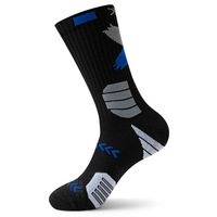 Chaussettes mi-mollet respirantes en mélange coton-polyester, antibactériennes, déodorantes, confortables, décontractées, pour le sport, vente en gros
