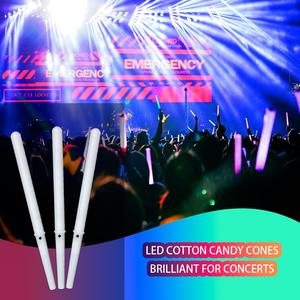 Coni di zucchero filato incandescente a LED riutilizzabili <span class=keywords><strong>e</strong></span> supporto in plastica impermeabile per feste natalizie zucchero filato in movimento! - Product Image 6