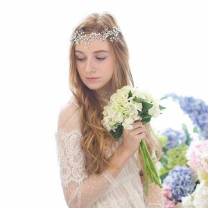 Best Sales Handmade Pearl Wedding Bridal Headdress Leaf Style <strong>Vine</strong> <strong>Hair</strong> Accessories Bridal <strong>Headpiece</strong> - Product Image 6