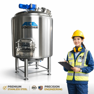 Productos de gran venta: Equipo de elaboración de whisky de acero inoxidable 304 de 1000L, sistema de maceración/destilación, sistema de microcervecería. - Product Image 2