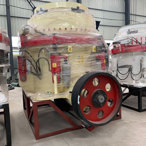 Concasseur à cône hydraulique multicylindre durable de Chine avec boîte de vitesses PLC, moteur de pompe et roulement d'engrenage pour engins de construction - Product Image 1